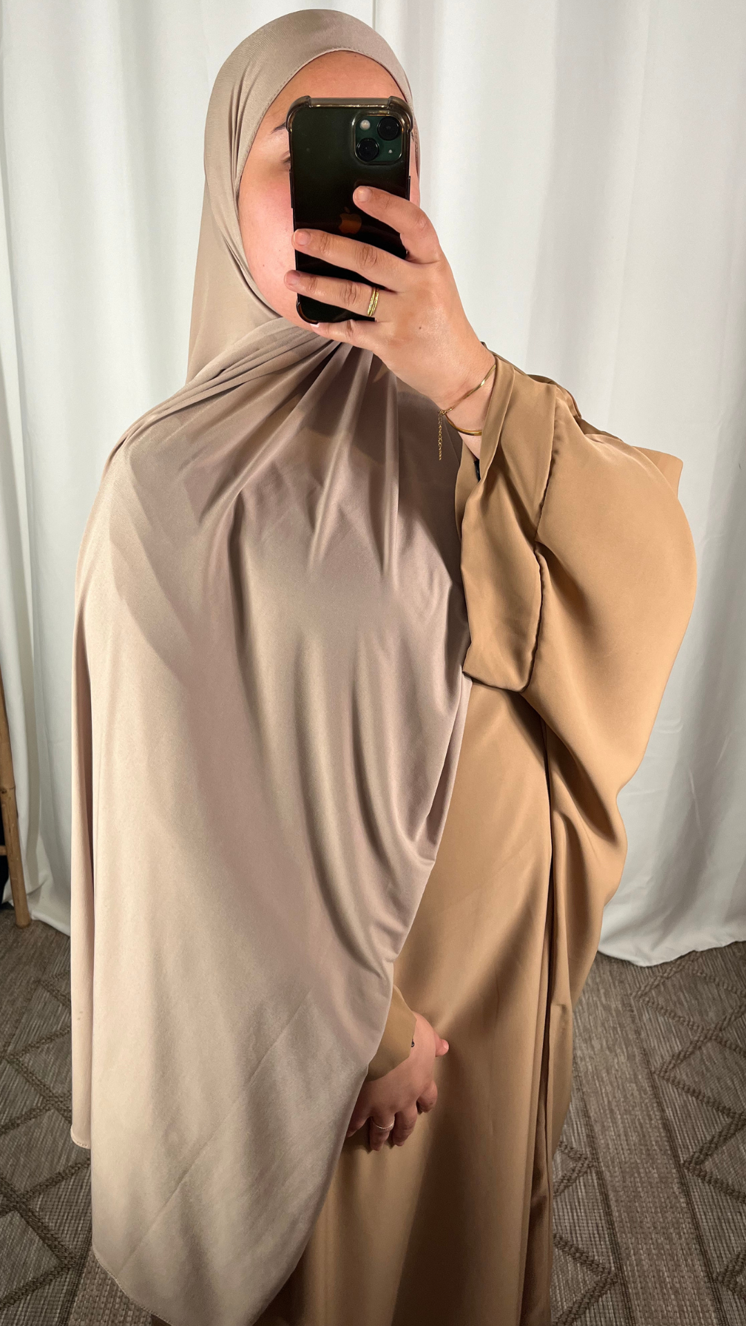 Hijab Jersey Premium de Luxe - Dark Nude