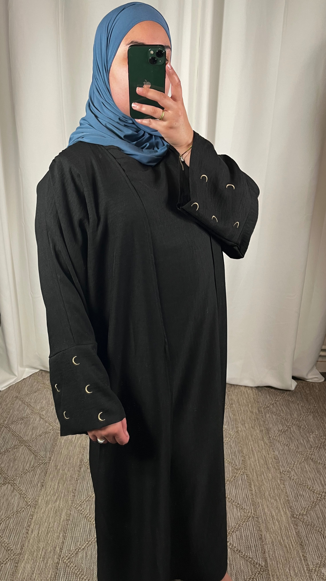 Set Lune Sous Robe + Kimono - Noir