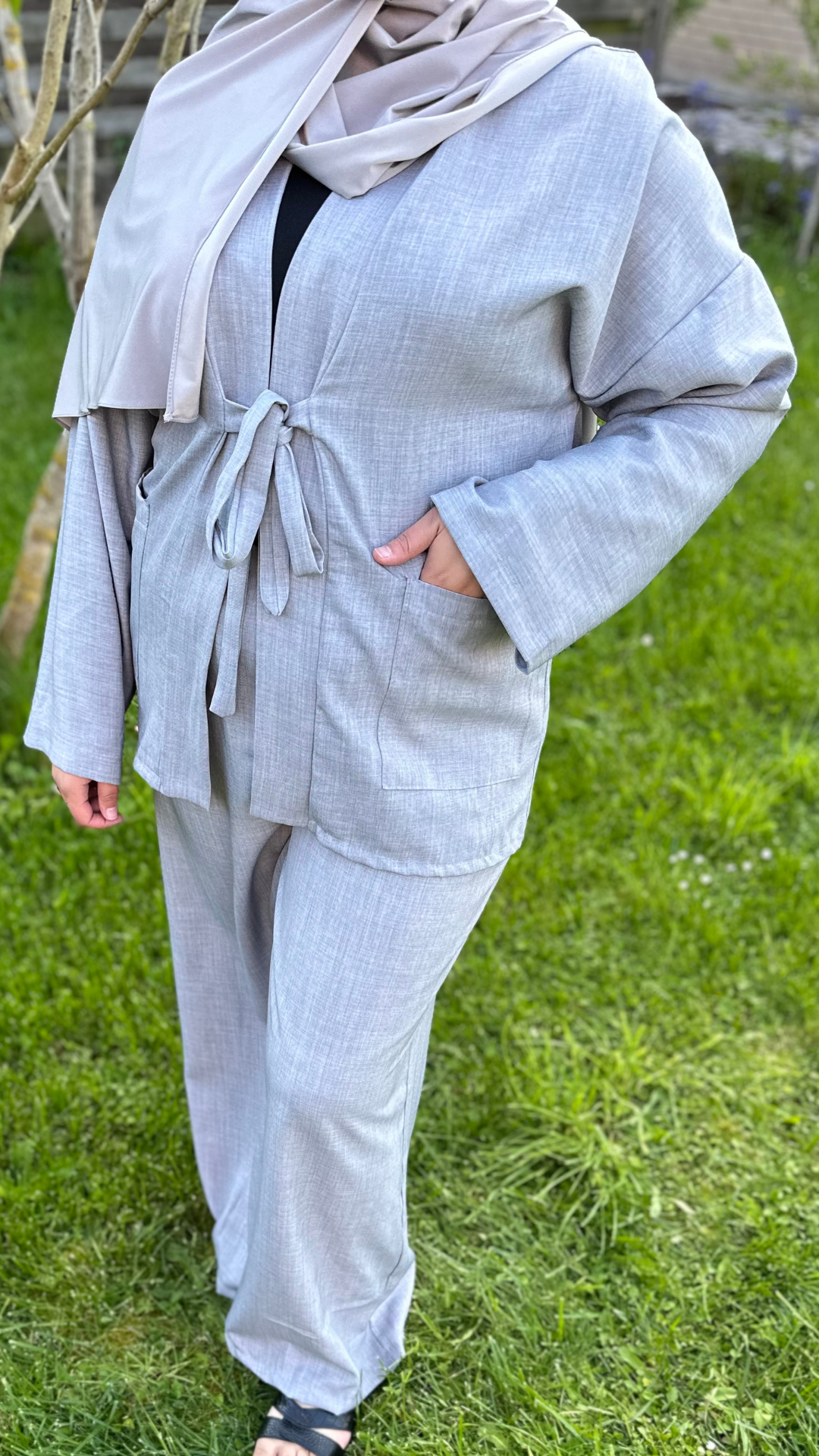 Ensemble Manar - Gris Chiné