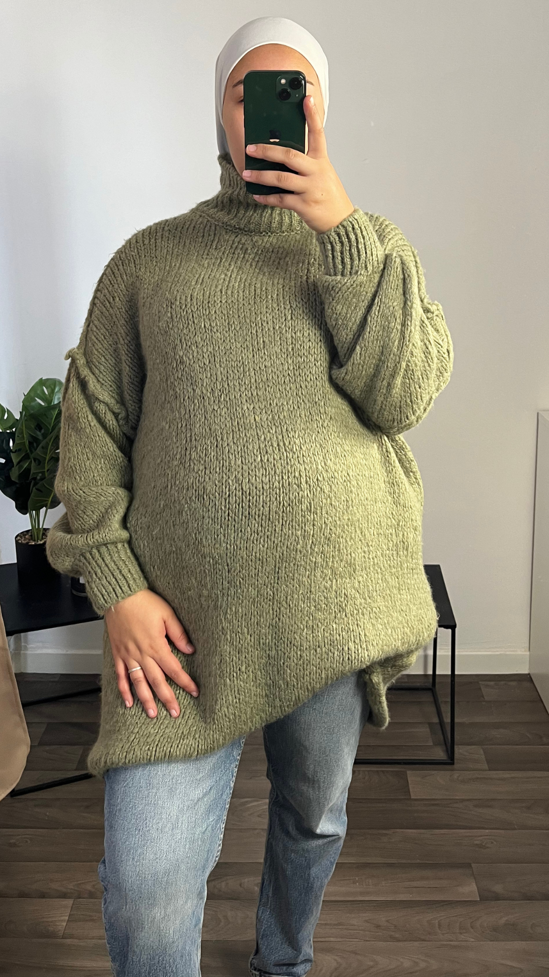 Pull Sara Maxi - Kaki