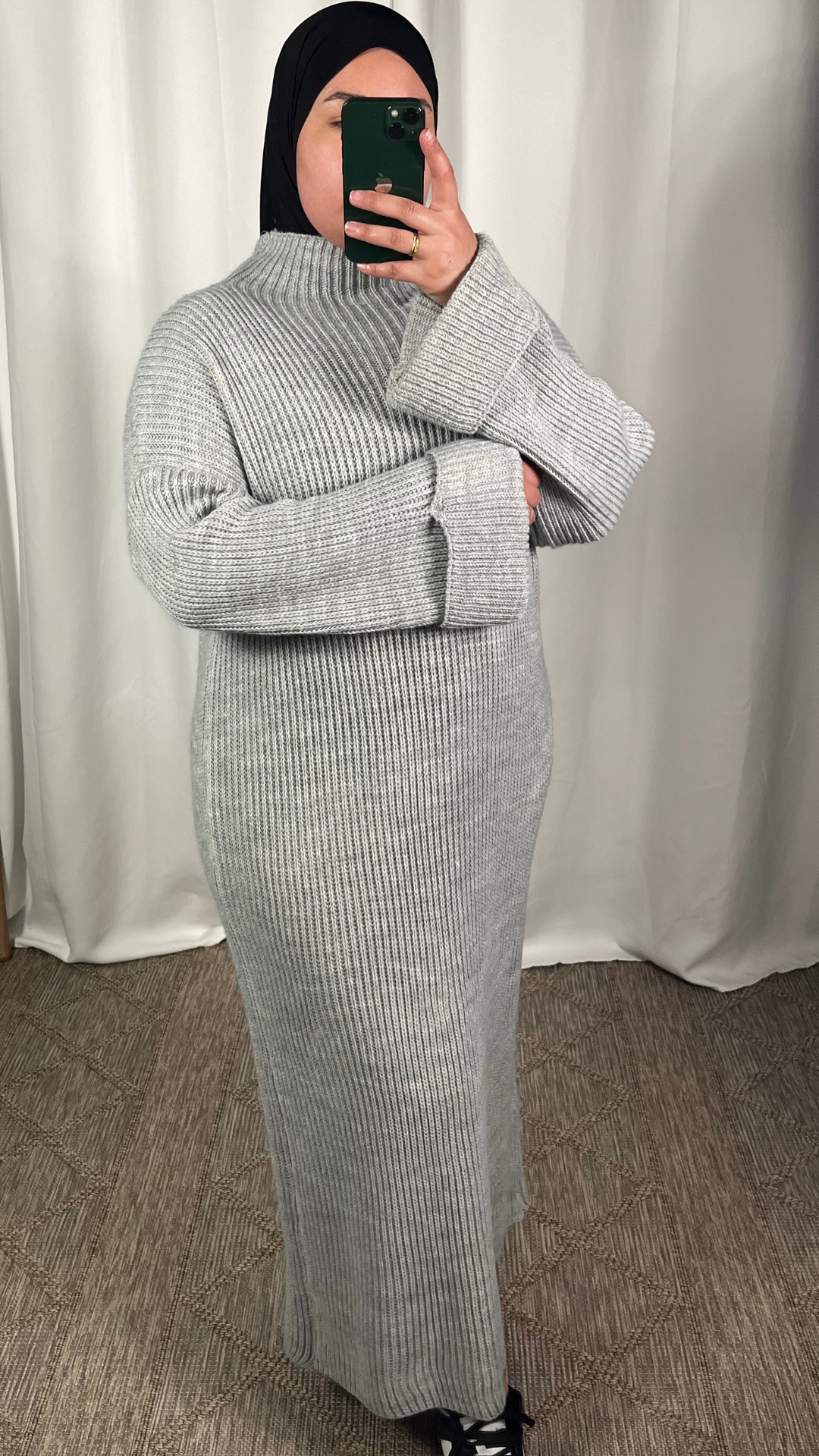 Robe en Maille - Grise