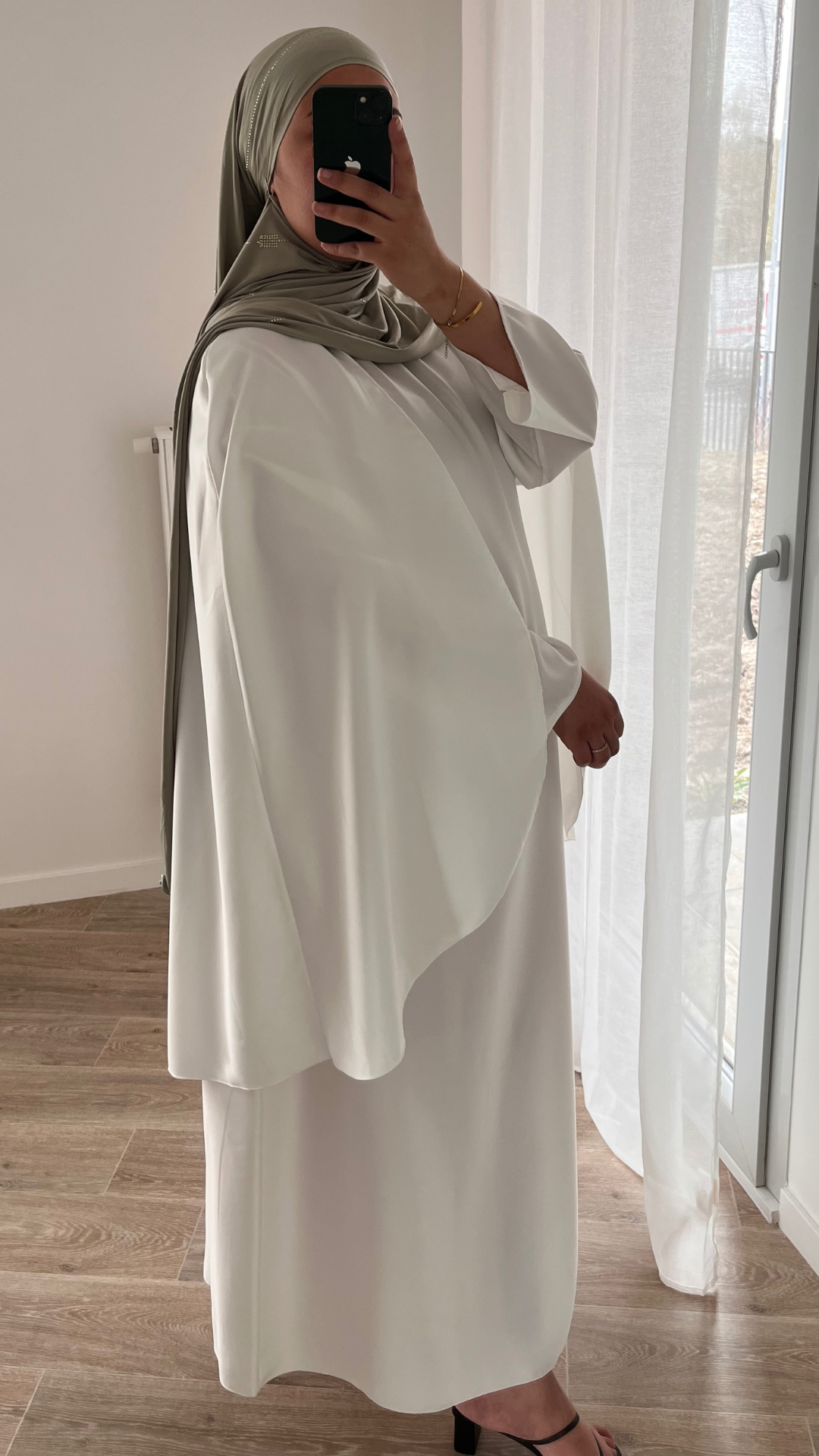 Robe Cape - Blanche