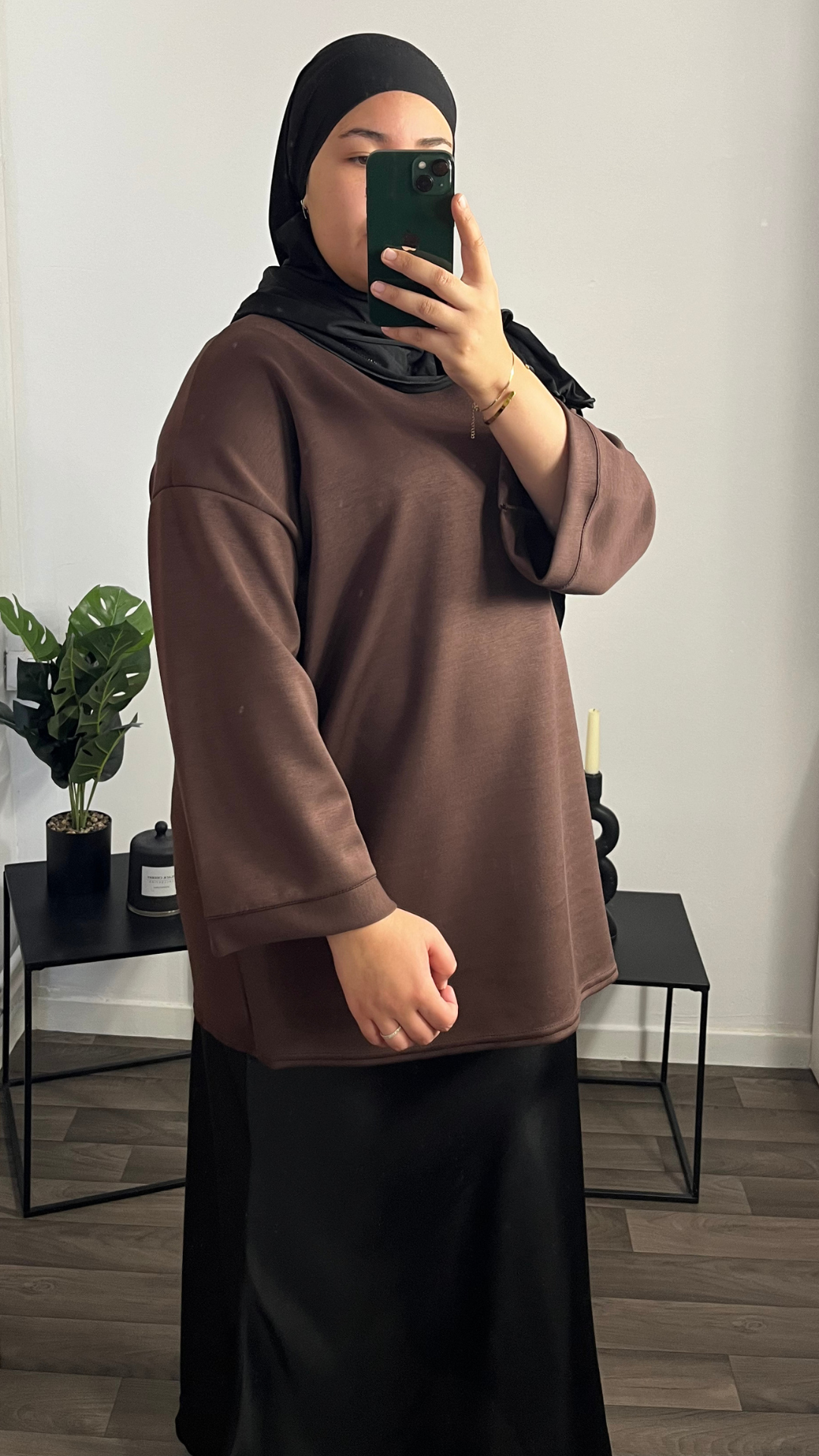 T-shirt Jade - Chocolat