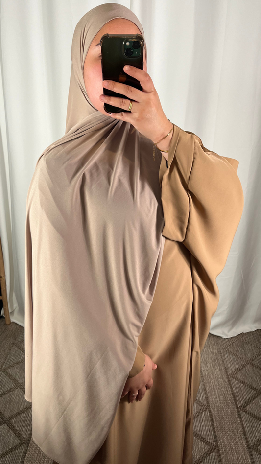 Hijab Jersey Premium de Luxe - Dark Nude