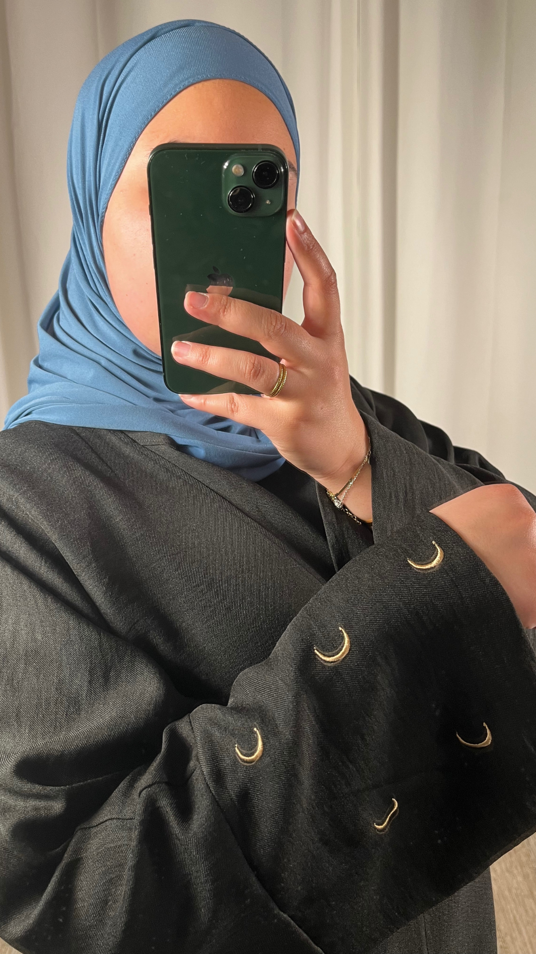 Set Lune Sous Robe + Kimono  - Noir