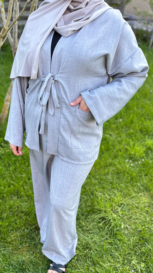 Ensemble Manar - Gris Chiné