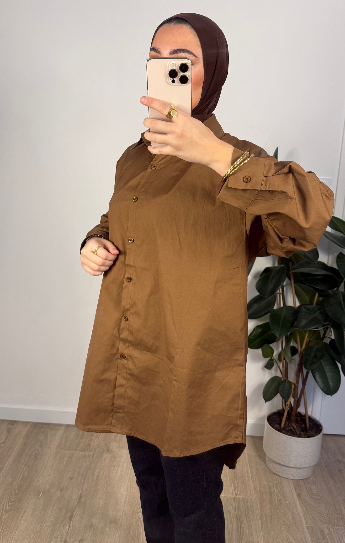 Chemise - Camel