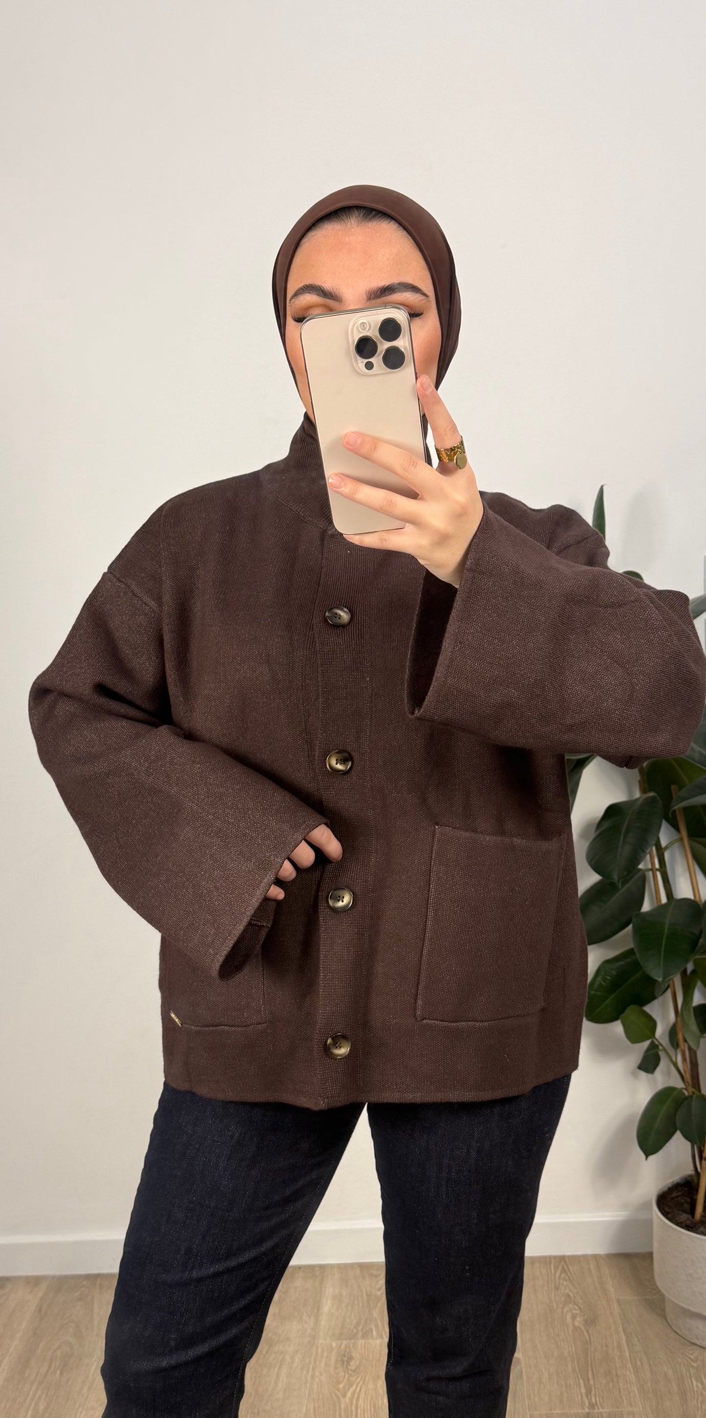 Gilet Lana - Chocolat