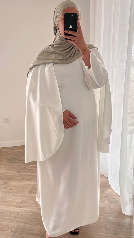 Robe Cape - Blanche