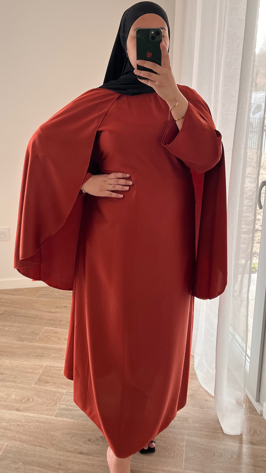 Robe Cape - Brique