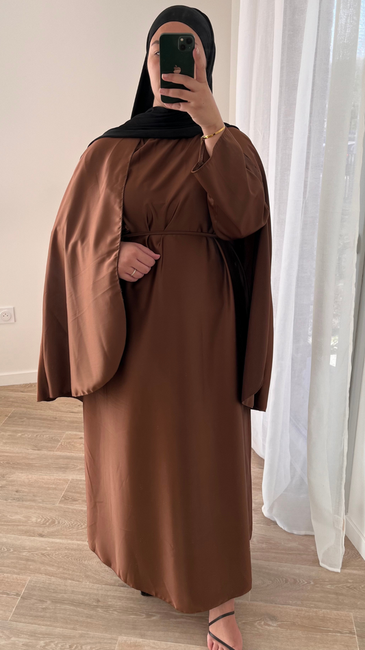 Robe Cape - Chocolat