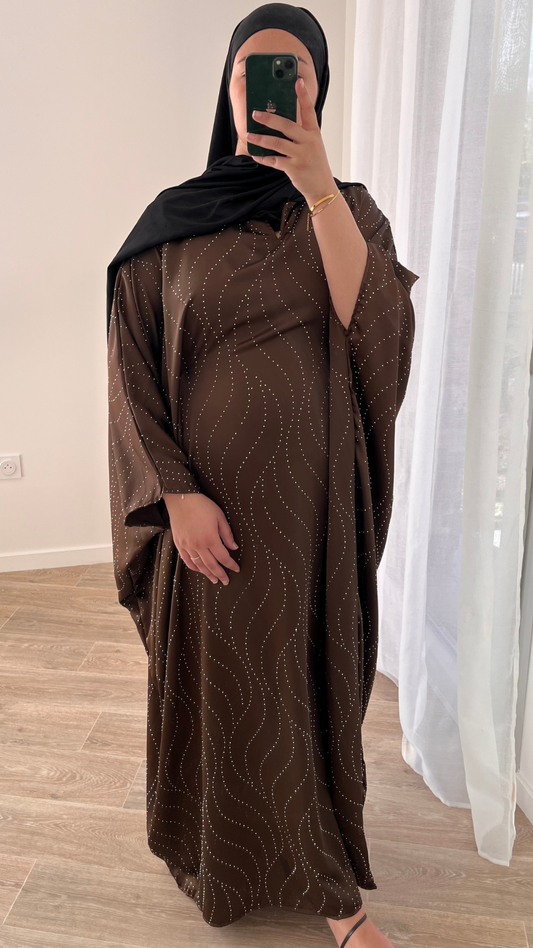 Robe à Strass - Chocolat