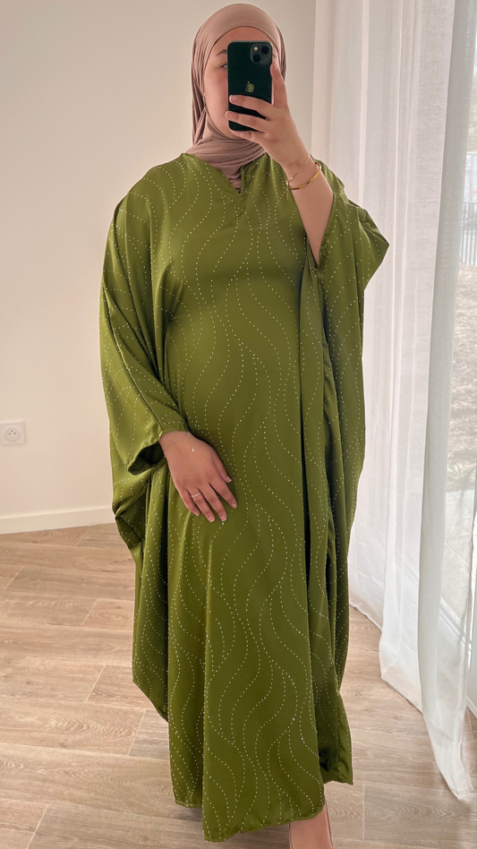 Robe à Strass - Vert
