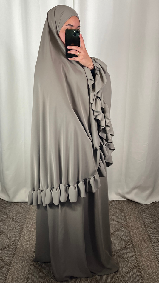 Ensemble de prière Safaa - Taupe