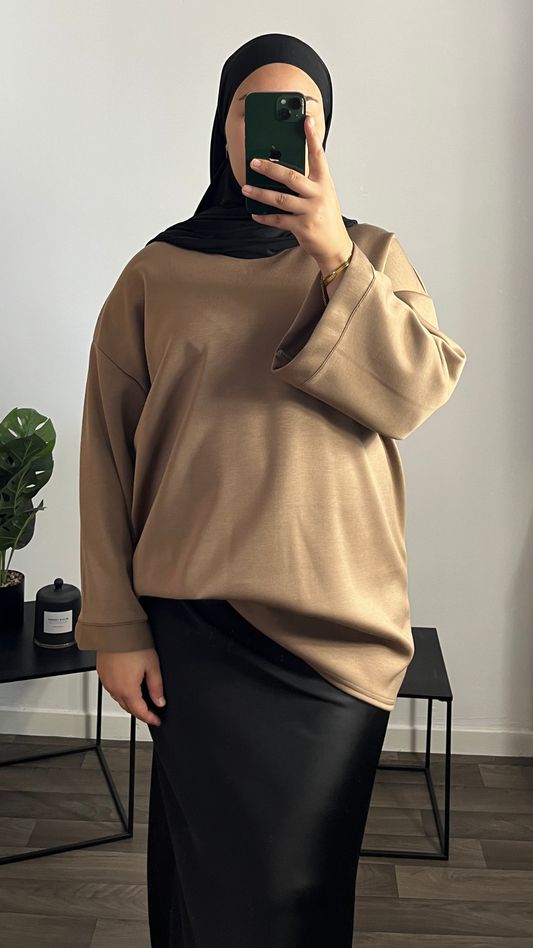 T-shirt Jade - Coffee