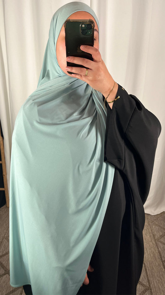 Hijab Jersey Premium de Luxe - Vert D'eau