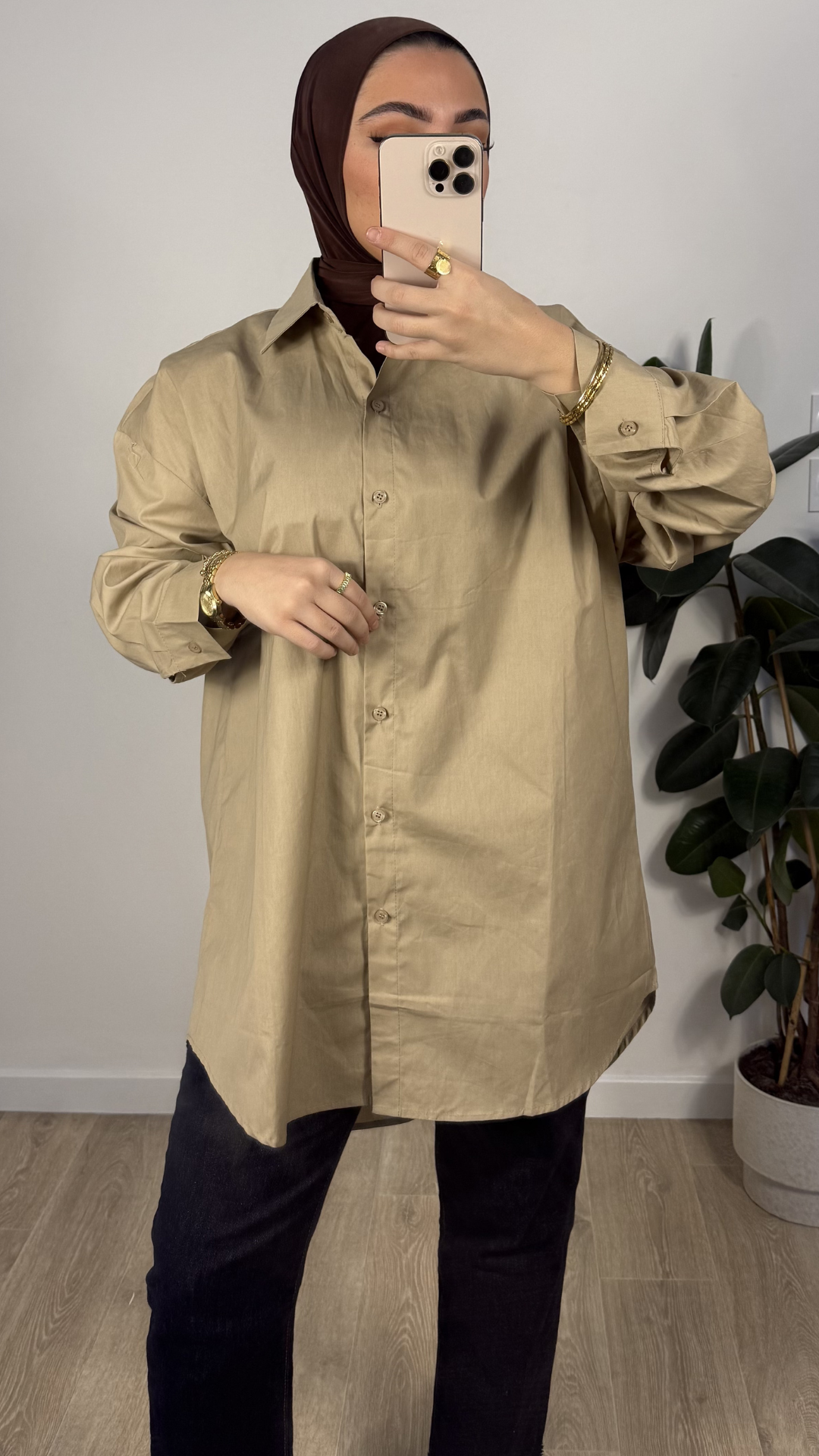 Chemise - Beige Foncé