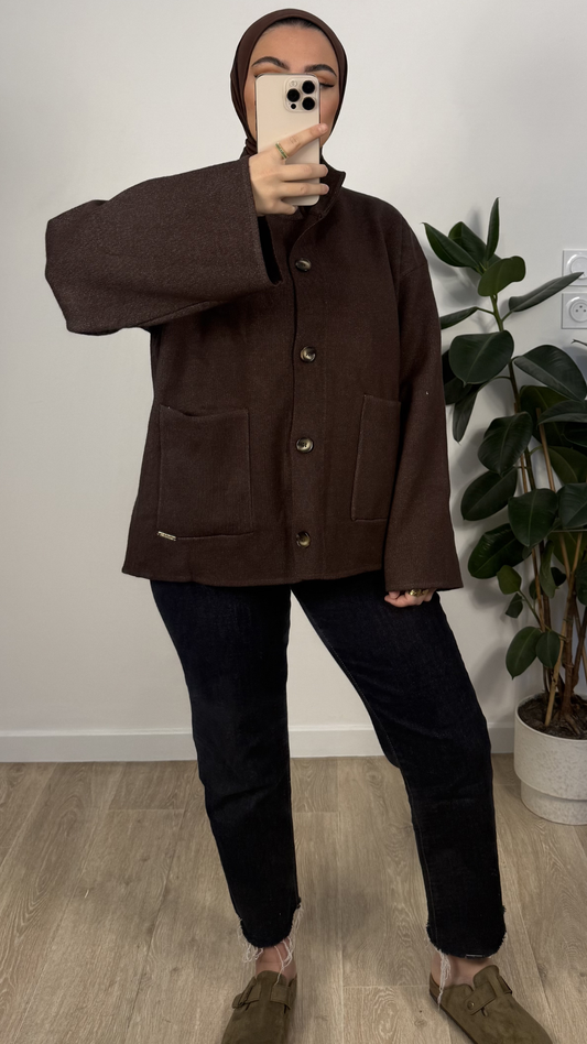 Gilet Lana - Chocolat
