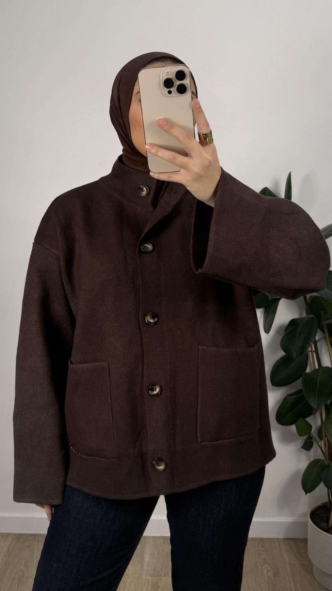 Gilet Lana - Chocolat